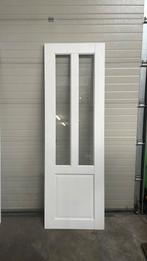 Te koop nieuw paneeldeur met glas 73,0x225,0 cm, Ophalen, Binnendeur, 200 tot 215 cm, Glas