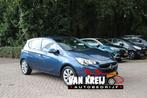 Opel Corsa 1.0 Turbo Edition, Airco, Cruise, 59989km+Nap, Voorwielaandrijving, Stof, Gebruikt, Blauw