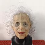 Grijze Oma Gezicht Masker Latex, Verzenden, Nieuw, Feestartikel, Overige