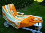 wollen deken Aabe zomerstreep 240 x 185 cm 2 pers, Ophalen of Verzenden, Gebruikt