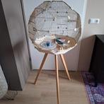 Vogelkooi. Goudkleurig / Creme., Ophalen, Zo goed als nieuw, Overige materialen, Vogelkooi