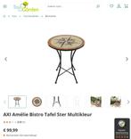 AXI Amélie Bistrotafel Ster Multikleur (NIEUW in doos), Tuin en Terras, Tuintafels, Overige materialen, Rond, Nieuw, Ophalen of Verzenden