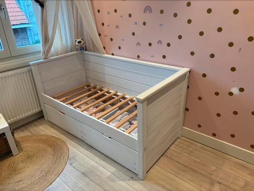 Kinderbed 70x160, Kinderen en Baby's, Kinderkamer | Bedden, Zo goed als nieuw, 180 cm of meer, 85 tot 100 cm, Matras, Ophalen