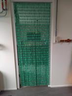 Te koop groen hulzen vliegengordijn, Maat 80x208 cm, Ophalen, Gebruikt