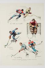 IJshockey - Antieke illustraties (1924/1932), Verzenden, Voor 1940, Zo goed als nieuw