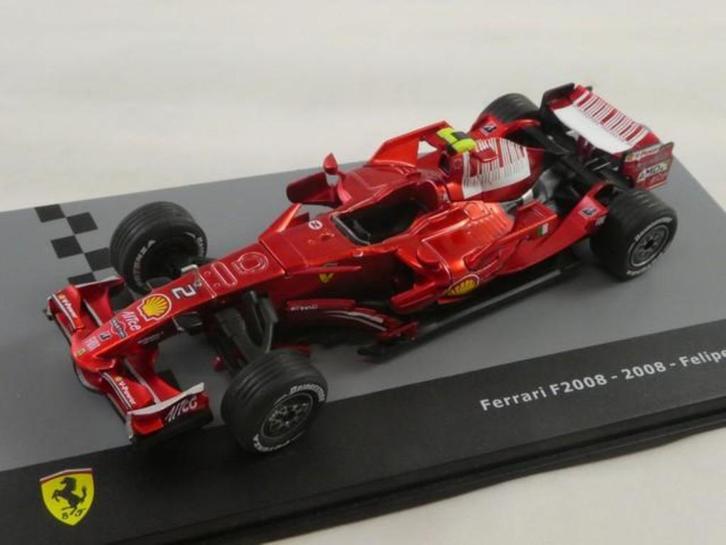 39595: Ferrari F2008 - Felipe Massa - 2008 - Atlas 1:43, Hobby en Vrije tijd, Modelauto's | 1:43, Zo goed als nieuw, Auto, Overige merken
