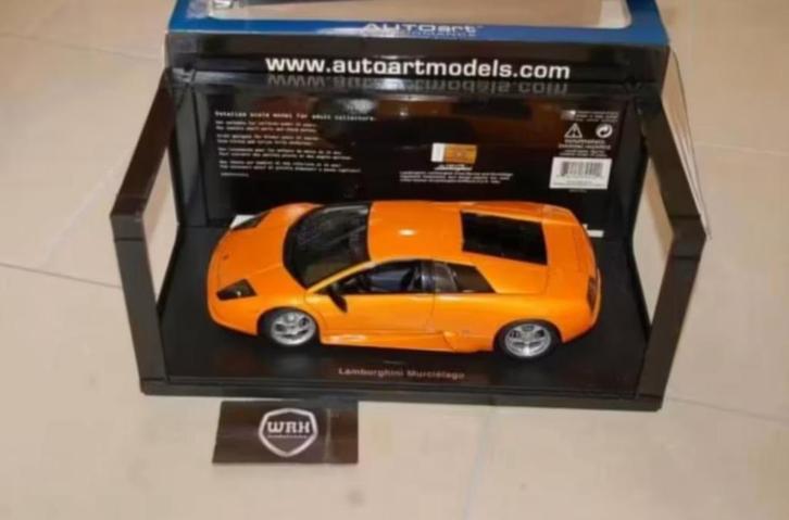 SALE !! 1:18 Lamborghini Murcielago orange Autoart 74512 WRH, Hobby en Vrije tijd, Modelauto's | 1:18, Zo goed als nieuw, Auto