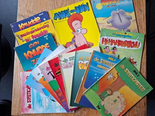 Stamgasten Knudde v Duin Kanjers Rokus Van Driel verzameling, Boeken, Stripboeken, Gelezen, Meerdere stripboeken, Ophalen of Verzenden