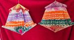Vintage decoratieve lampions - 4 stuks - jaren 50/60? (F), Antiek en Kunst, Ophalen of Verzenden