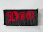 Dio heavy metal vintage logo patch RARE Ronnie James rock, Ophalen of Verzenden, Gebruikt, Kleding
