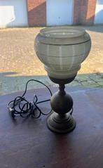 Geel koperen lamp, Ophalen of Verzenden