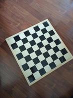 Houten dambord schaakbord (zonder stenen), Hobby en Vrije tijd, Gebruikt, Ophalen of Verzenden