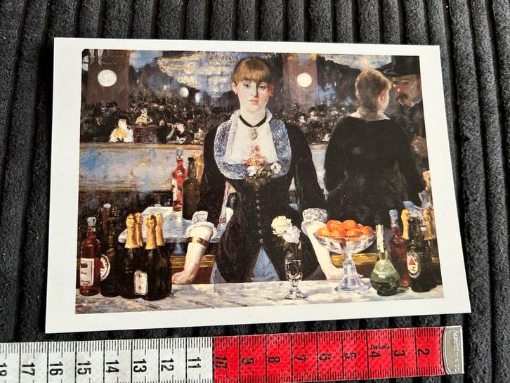 988. Kunstkaart Edouard Manet, Verzamelen, Ansichtkaarten | Themakaarten, Ongelopen, 1980 tot heden, Ophalen of Verzenden