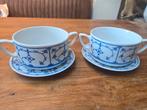 Vintage Kahla & Jager Blau Saks Servies, Blauw-Wit, Antiek en Kunst, Antiek | Servies los, Ophalen of Verzenden
