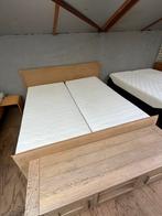 Boxspring 180x200 - Tweepersoons, Ophalen, Gebruikt, Beige, Tweepersoons