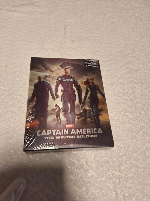 Captain America The Winter Soldier Blufans Exclusive, Cd's en Dvd's, Blu-ray, Zo goed als nieuw, Avontuur, 3D, Boxset, Ophalen of Verzenden