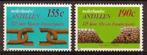 Nederlandse Antillen 895/6 postfris Slavernij 1988, Postzegels en Munten, Postzegels | Nederland, Na 1940, Ophalen of Verzenden