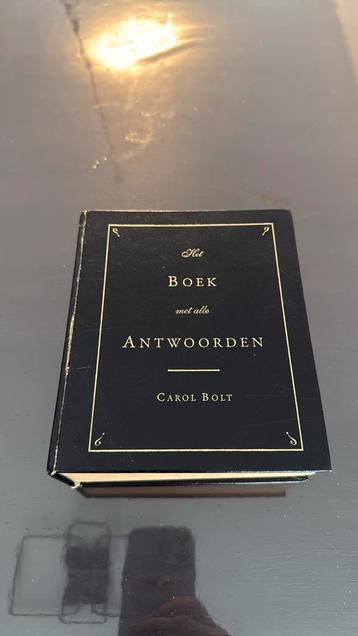Het boek met alle antwoorden-Carol Bolt beschikbaar voor biedingen