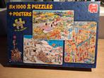 Van Haastere Legpuzzels 2x3000 st.1x 1000st 1x 950 st., Ophalen of Verzenden, 500 t/m 1500 stukjes, Zo goed als nieuw