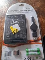 Draadloze nummerieke touchpad., Computers en Software, Toetsenborden, Ophalen of Verzenden, Nieuw
