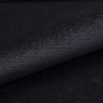 OP=OP Opberg Boxspring Fluweel Fondi 140x200 Zwart +Voetbord, Verzenden, Zwart, 140 cm, 200 cm