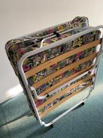 logeerbed - opklapbed, Huis en Inrichting, Gebruikt, 80 cm, Metaal, Overige kleuren
