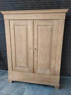 Antieke oud eiken kast geloogd DEMONTABEL 1880-1900, Ophalen