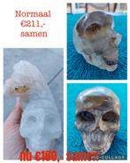 AANBIEDING Set van 3 skulls, Ophalen of Verzenden, Mineraal