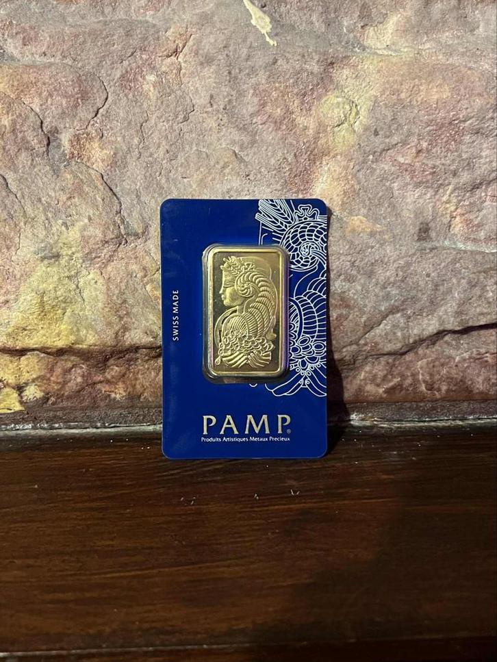 Gouden Baar 1oz - PAMP Suisse, Postzegels en Munten, Edelmetalen en Baren, Goud, Ophalen