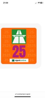 Vignet  Zwitserland 2025, Tickets en Kaartjes, Autovignetten, Drie personen of meer