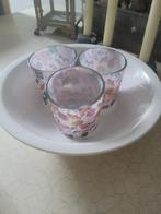 kleine glazen kandelaartjes p/st 0.75 ct