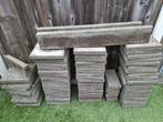 GRATIS tegels en bandjes, Tuin en Terras, Tegels en Klinkers, Ophalen, Gebruikt, Beton, Terrastegels