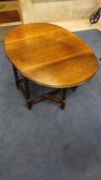 Antieke Klaptafel met Gedraaide Poten, Antiek en Kunst, Antiek | Meubels | Tafels, Ophalen