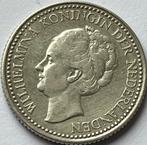 Zilveren halve gulden 1929 parelvariant, Postzegels en Munten, Munten | Nederland, ½ gulden, Zilver, Ophalen of Verzenden, Koningin Wilhelmina