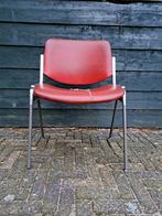 cool vintage chair for renovation red Design costeli dcs 106, Ophalen of Verzenden, Gebruikt