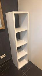Witte boekenkast, Huis en Inrichting, Ophalen, Gebruikt, 25 tot 50 cm, 50 tot 100 cm