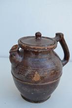 Antieke Vlaamse chocoladekan koffiekan kruik kan voor cacao., Ophalen of Verzenden