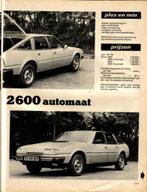 Autokampioen test Rover 2600 September 1978, Ophalen of Verzenden, Gelezen, Overige merken