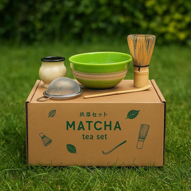 Matcha Thee Set - Compleet!, Huis en Inrichting, Keuken | Servies, Zo goed als nieuw, Overige typen, Overige stijlen, Keramiek