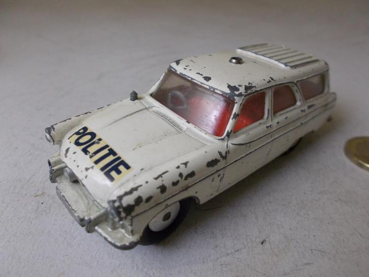 1961 Corgi Toys 419 FORD ZEPHYR MOTOR WAY PATROL NL POLITIE!, Hobby en Vrije tijd, Modelauto's | 1:43, Gebruikt, Auto, Corgi, Ophalen of Verzenden