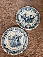 Twee Delfts blauw borden Royal Goedewaagen, Ophalen of Verzenden