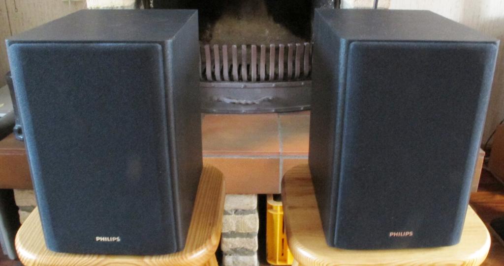 Luidsprekers - Philips - DCD7010 - Boekenplank - 50 watt, Philips, Ophalen of Verzenden, Zo goed als nieuw, Minder dan 60 watt