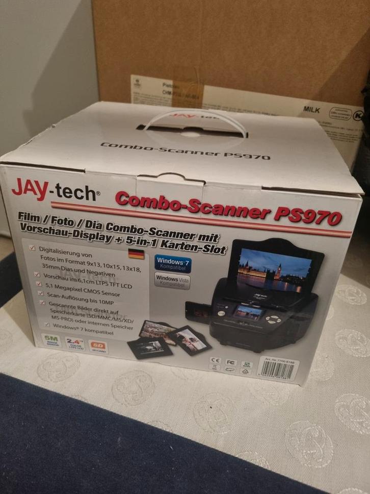 Jay-tech Combo-Scanner PS970, Computers en Software, Scanners, Nieuw, Diascanner, Windows, Ophalen