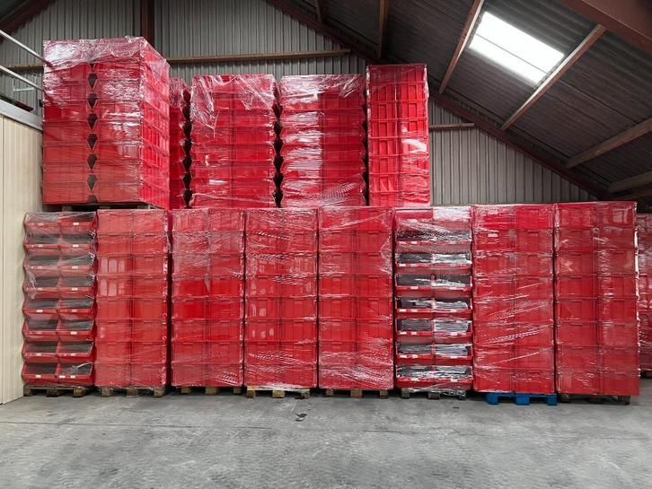 SSI-Schäfer 14/7-1 Kunststof stapelbakken 72x46x30 rood, Doe-het-zelf en Verbouw, Kratten en Dozen, Gebruikt, Ophalen of Verzenden