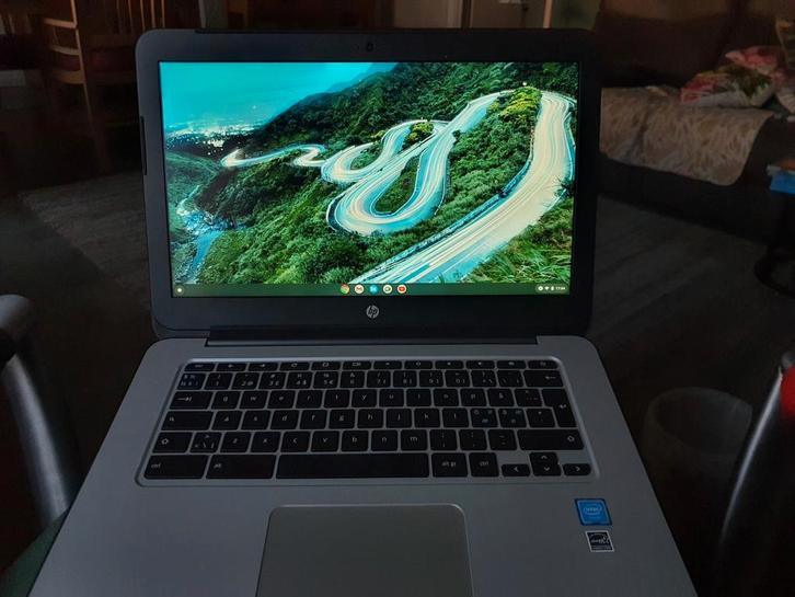 HP chomebook. 32/4GB, Computers en Software, Chromebooks, Zo goed als nieuw, 15 inch, 4 GB of minder, 32 GB of minder, Qwerty