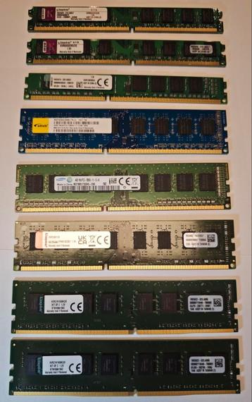 Desktop RAM geheugens DDR2, DDR3, DDR4 beschikbaar voor biedingen