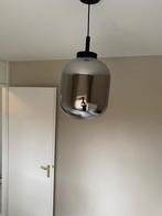 2x Hanglamp smoking glass, Ophalen, 50 tot 75 cm, Zo goed als nieuw, Glas
