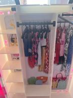 Draagbare Barbie Kleding Kast, Ophalen of Verzenden, Zo goed als nieuw, Barbie
