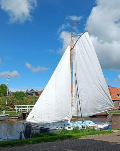 Zeilsloep 8 mtr. klassieker, Watersport en Boten, Kajuitzeilboten en Zeiljachten, Gebruikt, Tourjacht of Cruiser, Staal, 6 tot 9 meter