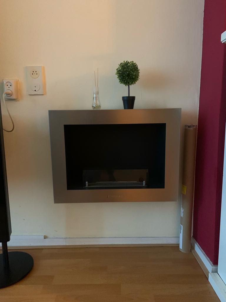 Moderne Bio-ethanol Haard, Huis en Inrichting, Kachels, Zo goed als nieuw, Hangend, Bio-ethanolhaard, Overige brandstoffen, Ophalen